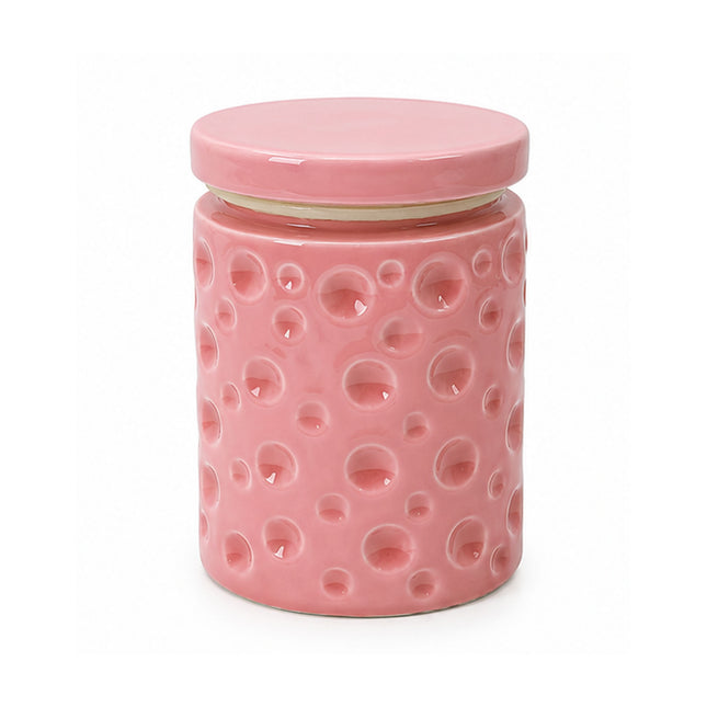 Murabba Ceramic Jar – Pink Kitchen Storage Jar