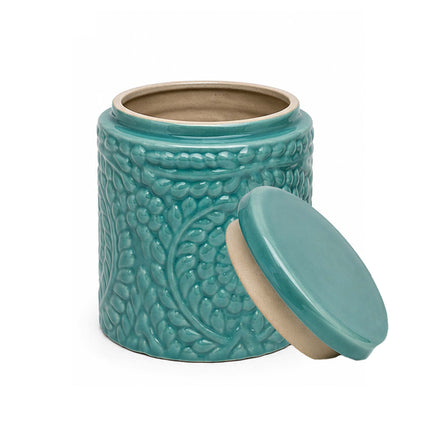 Murabba Ceramic Jar – Green Kitchen Storage Jar