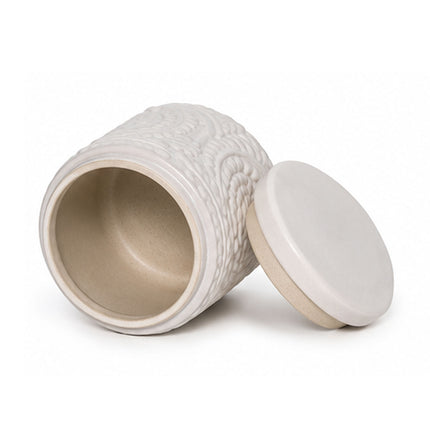 Murabba Ceramic Jar – White Kitchen Storage Jar
