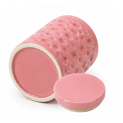 Murabba Ceramic Jar – Pink Kitchen Storage Jar