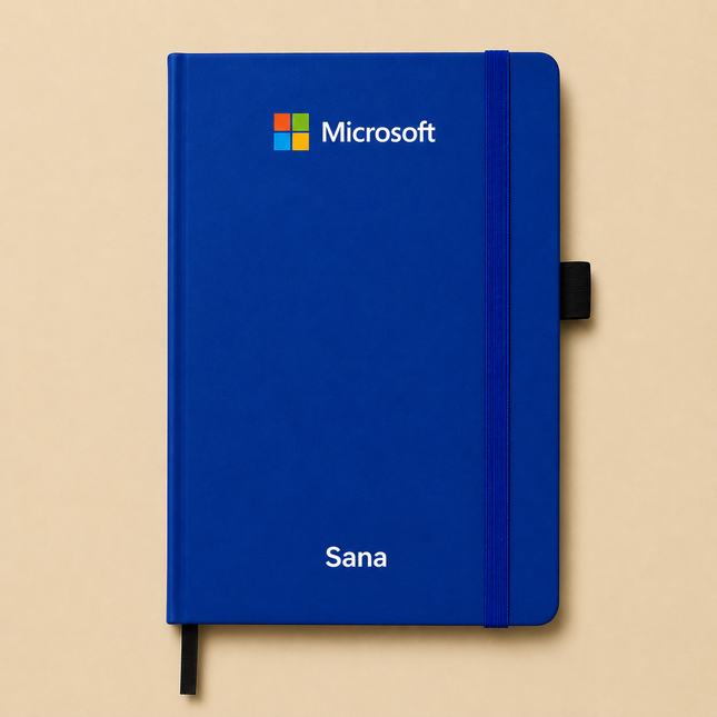 Personalized Blue Notebook 3