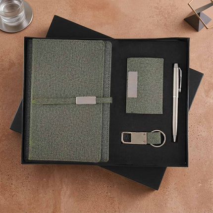 4-in-1 Corporate Gift Set – Pen, Diary & More