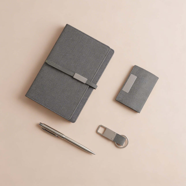 4-in-1 Corporate Gift Set – Pen, Diary & More