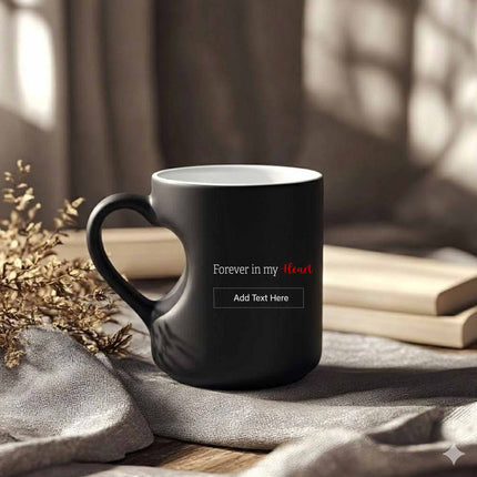 Personalized Photo Magic Mug – Forever in My Heart Heat Reveal Mug
