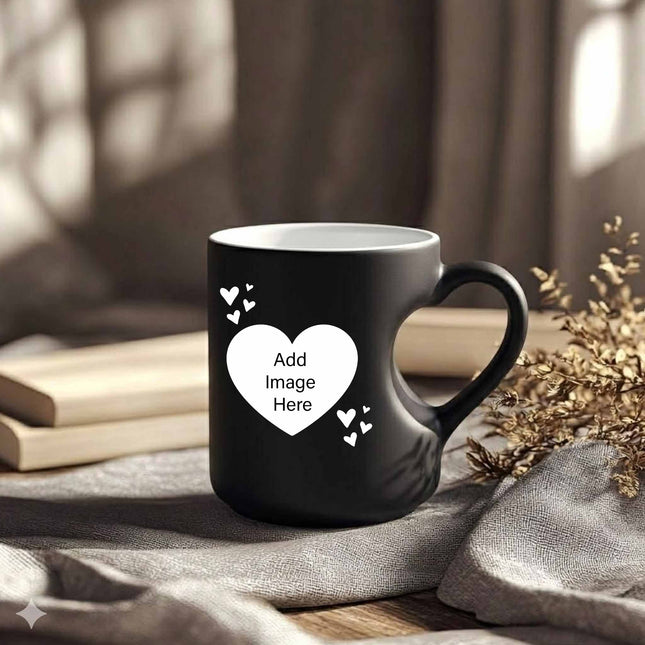 Personalized Photo Magic Mug – Forever in My Heart Heat Reveal Mug