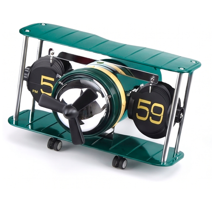 Aircraft Flip Desk Clock