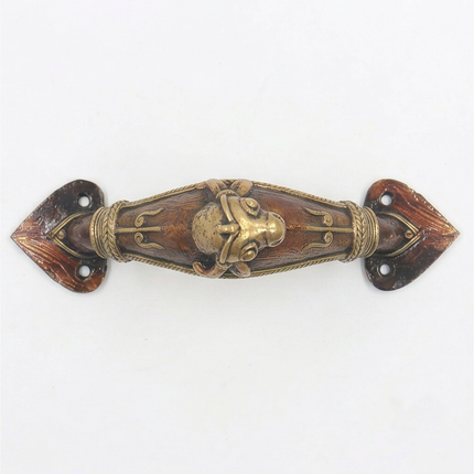 Animal Head Door Handle-Bull
