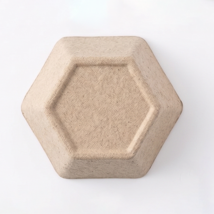Beige Himalayan Pine Needle Nibble Bowl – Natural Eco-Friendly Serving Bowl with Customization