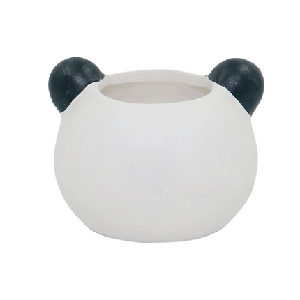 Handcrafted Cute Panda Mini Desk Planter Bowl
