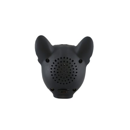 Bulldog Bluetooth Speaker – Black Novelty Audio Gift_e