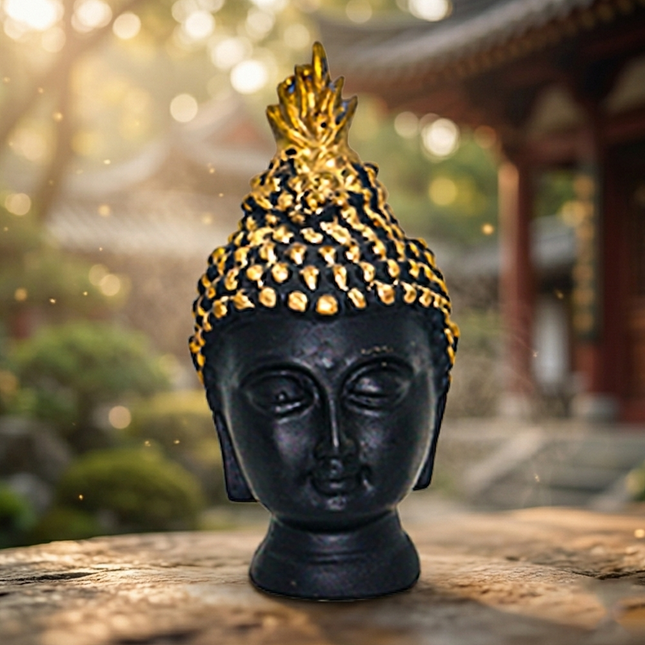 Gautam Buddha Head Statue/ Idol/ Murti/ Showpiece Decor