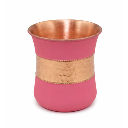 Copper Silk Lilly Glass – Pink Handcrafted Drinkware