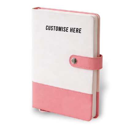 Premium Diary Set – Pink & White Combo Gift