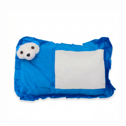 Cuddle Bear Blue Personalized Pillow – Soft & Adorable Kids’ Cushion