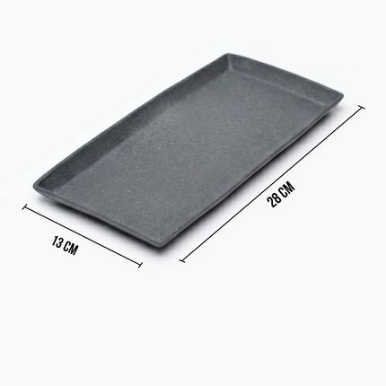 Himalayan Pine Needle Divergent Tray – Gray