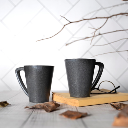 Grey Himalayan Pine Needle Coffee Mug – Modern Eco-Friendly Sustainable Mug with Customization