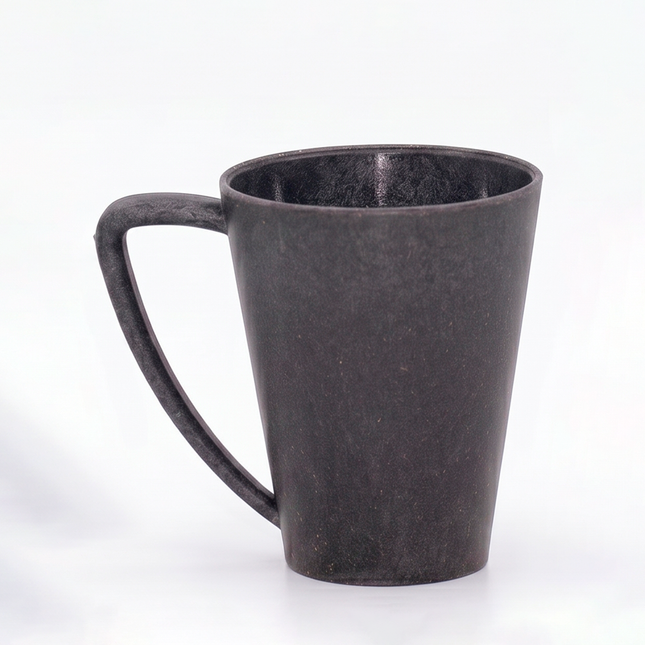 Grey Himalayan Pine Needle Coffee Mug – Modern Eco-Friendly Sustainable Mug with Customization