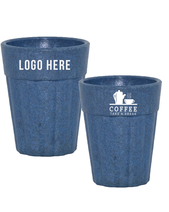 Dark Blue Himalayan Pine Needle Chai Cup – Premium Sustainable Tea Cup with Customization