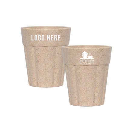 Beige Himalayan Pine Needle Chai Cup – Natural Eco-Friendly Sustainable Tea Cup with Customization
