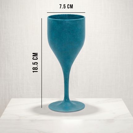 Himalayan Pine Needle Wine Glass – Cobalt