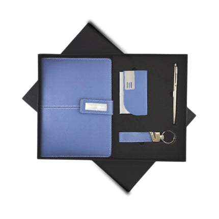 Premium Diary Set – Blue & White Combo Gift