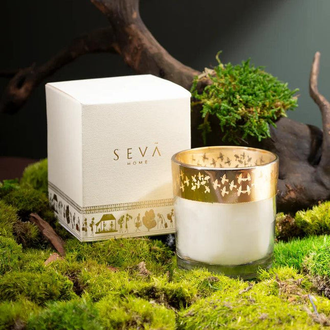 Enchante Candle - Dil Se (Saffron Silk - Birds)