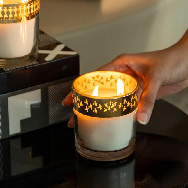 Enchante Candle - Dil Se (Saffron Silk - Birds)