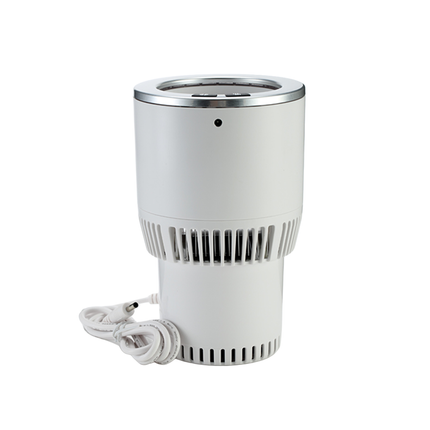 Car Cooler & Heater Cup Holder – White Auto Accessory_e