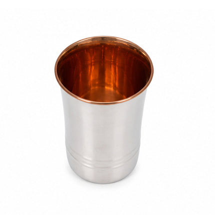 Mirrorline Flower Glass Set of 2 – Steel & Copper