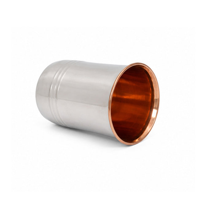 Mirrorline Flower Glass Set of 2 – Steel & Copper