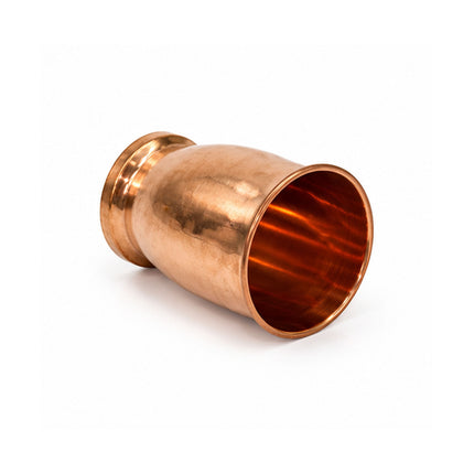 Hammered Copper Footed Glass – Handcrafted Julep Style Drinking Glass | Solid Copper Tumbler