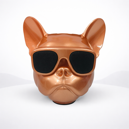 Bulldog Bluetooth Speaker – Brown Novelty Audio Gift_a