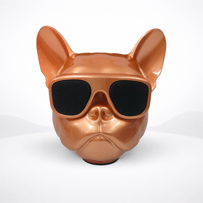 Bulldog Bluetooth Speaker – Brown Novelty Audio Gift_a