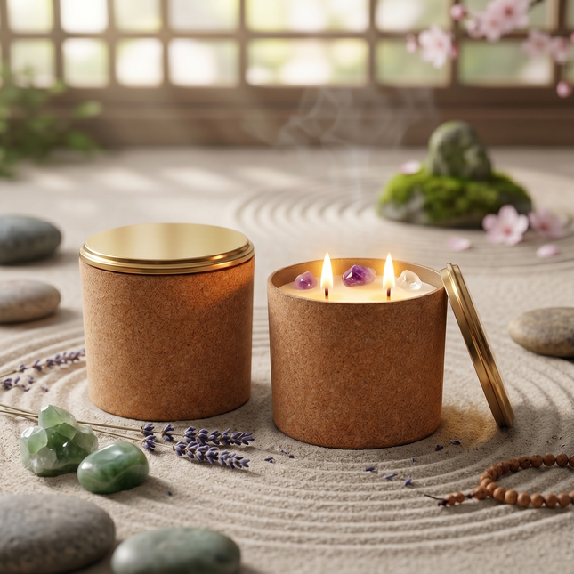 Good for the Soul Aromatherapy Candle with Healing Crystals