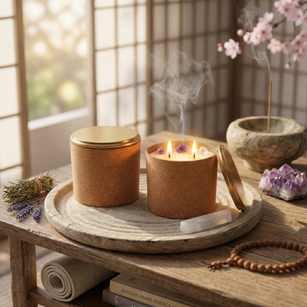 Good for the Soul Aromatherapy Candle with Healing Crystals