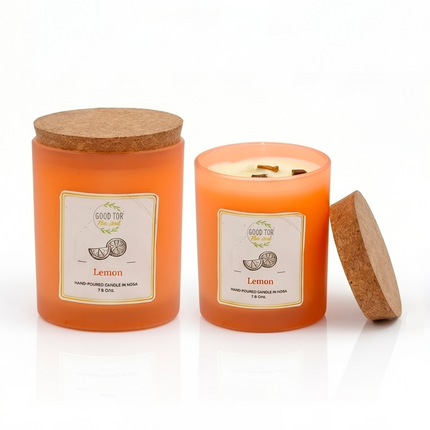 Good for the Soul Lemon Scented Hand-Poured Candle – 170g