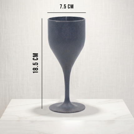 Himalayan Pine Needle Wine Glass – Gray