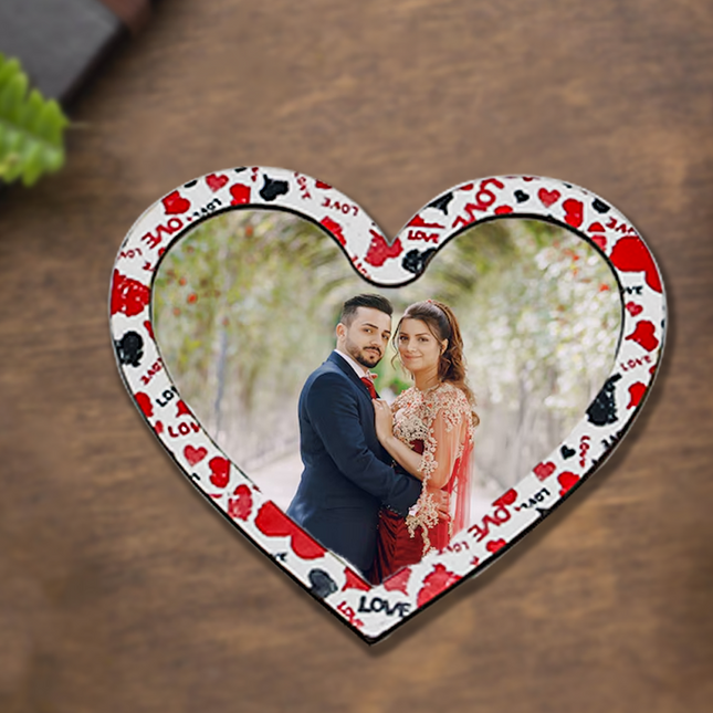 Heart Frame Fridge Magnet for Special Memories