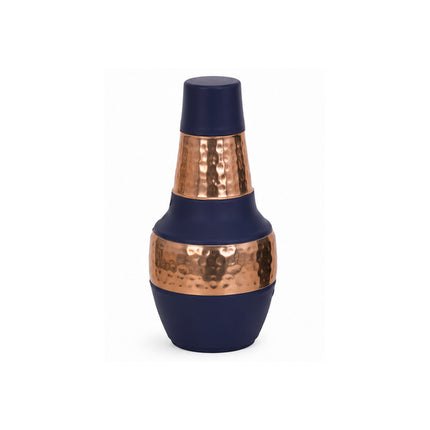 Venus Copper Jar – Blue Decorative Storage Jar