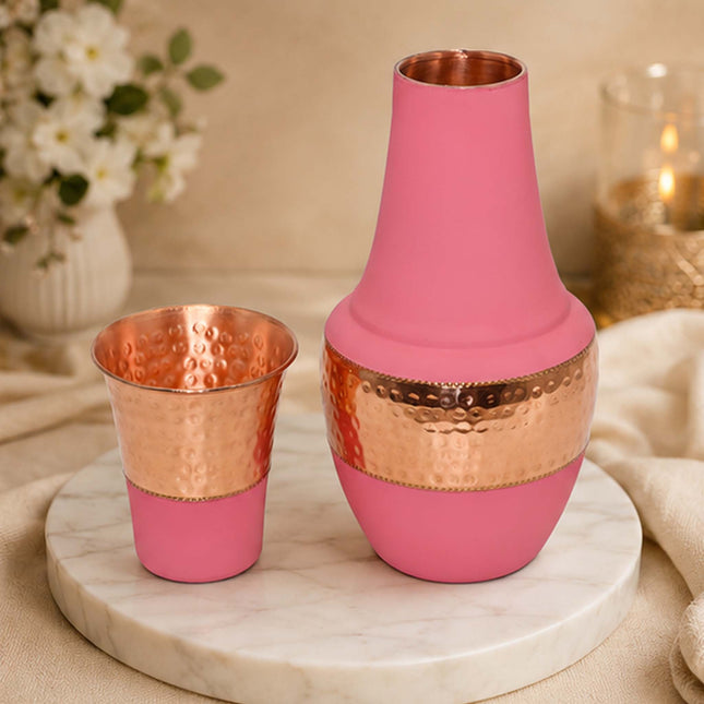 Venus Copper Jar – Pink Decorative Storage Jar