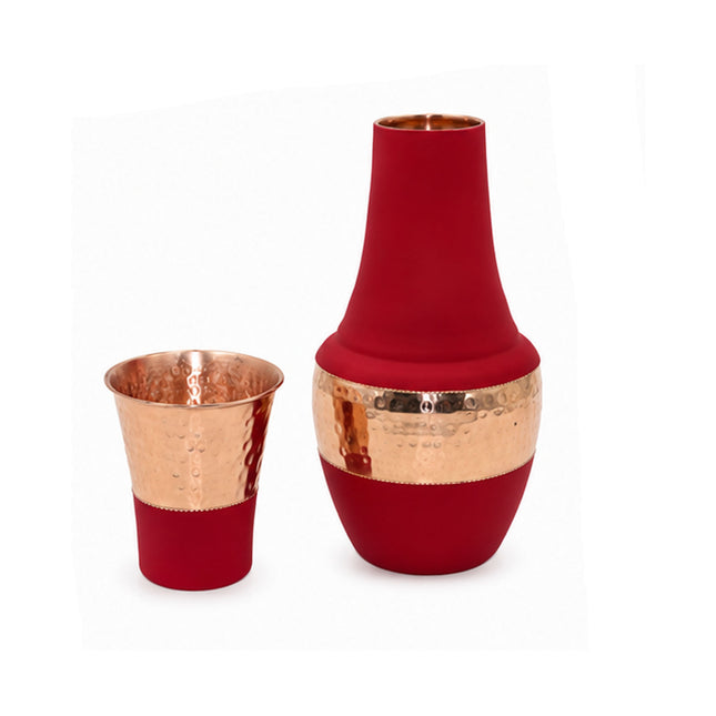 Venus Copper Jar – Red Decorative Storage Jar