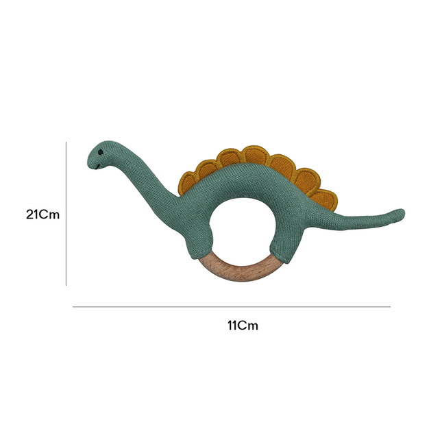 Knitted Dino Basket Gift Set