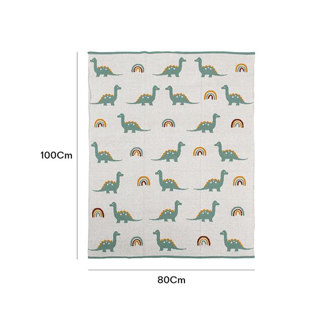 Knitted Dino Basket Gift Set