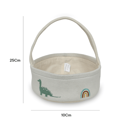 Knitted Dino Basket Gift Set