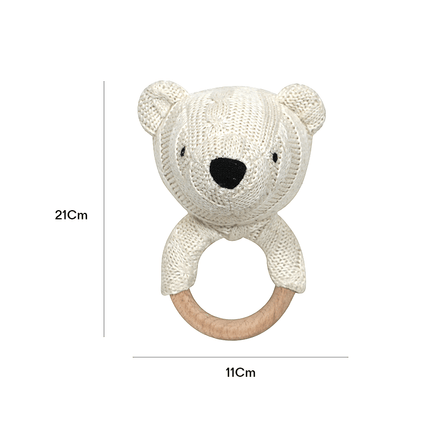 Knitted Soft Teddy Bear gift set
