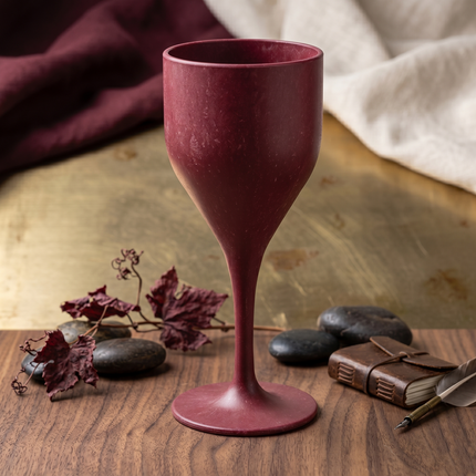 Himalayan Pine Needle Wine Glass – Dark Pink