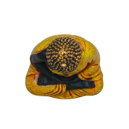 Meditating Buddha Statue for Home Decor and Gift | | Buddha Idol for Gifting | Buddha Showpiece | Yellow Buddha Statue