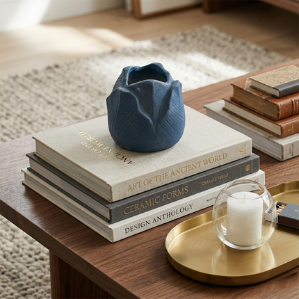 Handcrafted Artisan Raw Clay Vase – Natural Irregular Shape Ceramic Planter