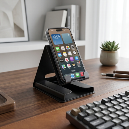 Heavy Duty Metal Mobile Stand – For Desk, Kitchen, Office & Bedside Use