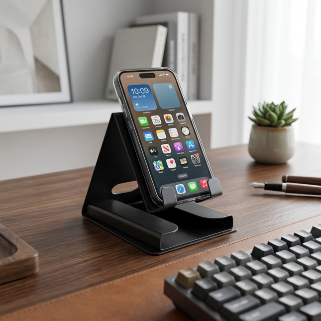 Heavy Duty Metal Mobile Stand – For Desk, Kitchen, Office & Bedside Use